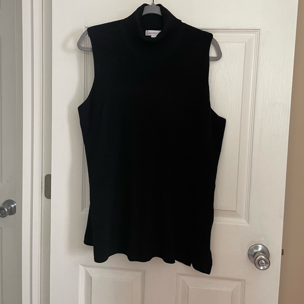 Sleeveless Turtleneck Sweater